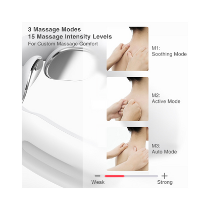 NECK-EASE | Hands Free + Heated + Neck Massager